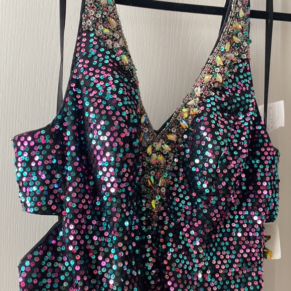 MeProm beaded, & sequined fabulous dress- new w/ tags - Picture 3 of 16